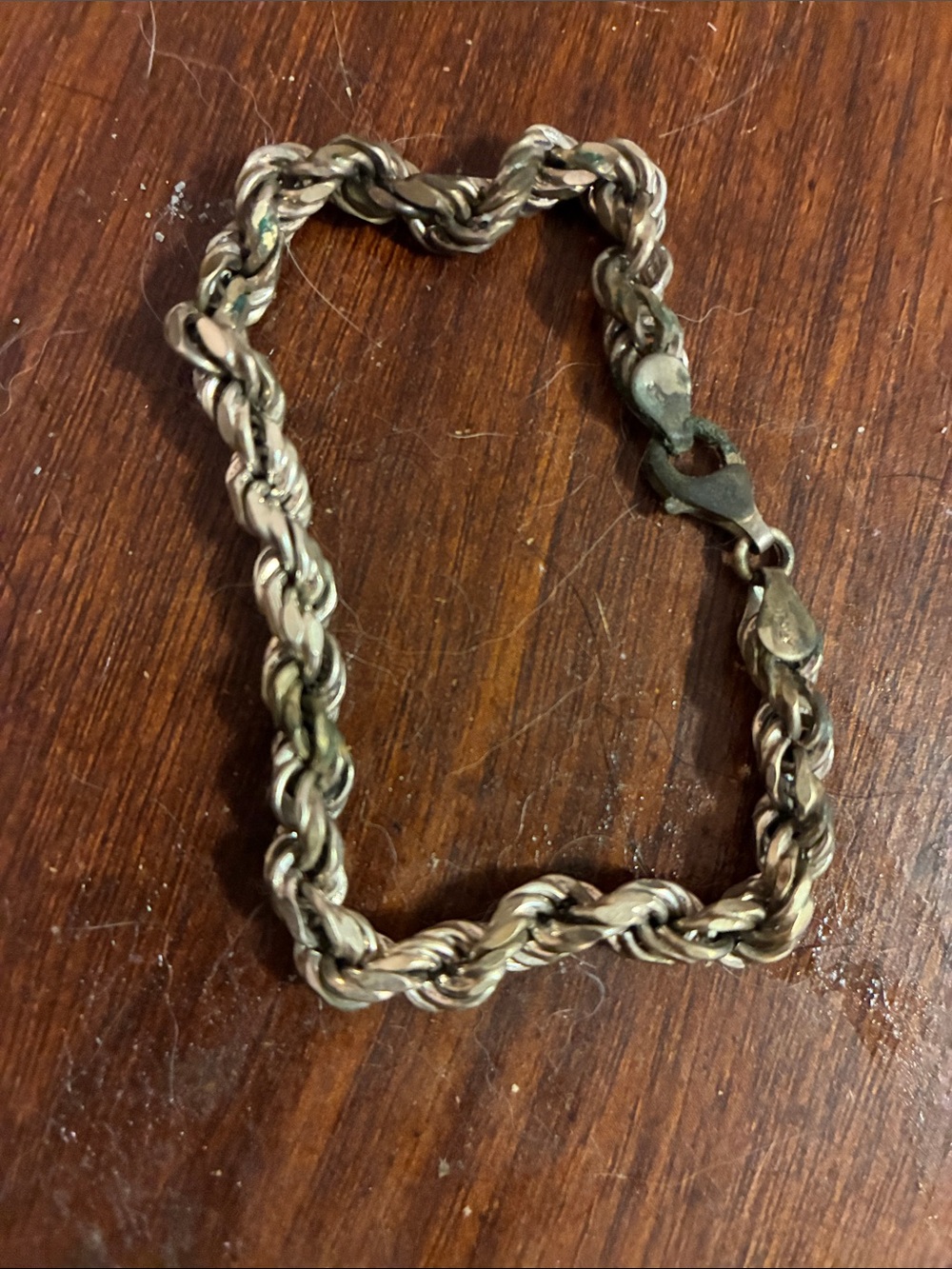 Tiffany & Co. Twisted Rope Bracelet in Silver Tone
